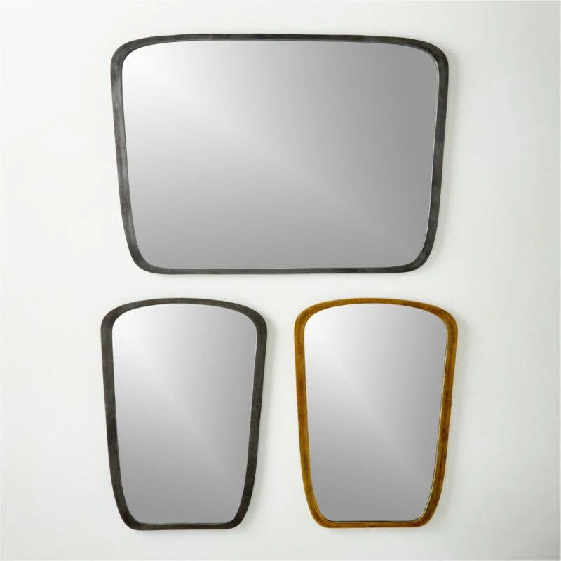 Ponder Small Black Wall Mirror 23.5"x32.75" 5 Ponder Small Black Wall Mirror 23.5"x32.75" - Image 4