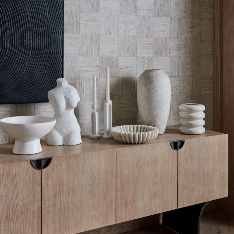 White Ceramic Pedestal Bowl 5 White Ceramic Pedestal Bowl - Image 3