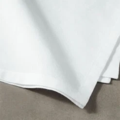 Poplin White Cloth Napkins Set Of 8 -Home Furnishing Shop PoplinWhiteNapkinRO2F18