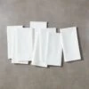 Poplin White Cloth Napkins Set Of 8 -Home Furnishing Shop PoplinWhiteNapkinS8SHF18