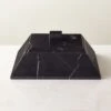 Pyramid Black Marble Box 1 Pyramid Black Marble Box -Home Furnishing Shop PyramidBlkMarbleBoxSHF22
