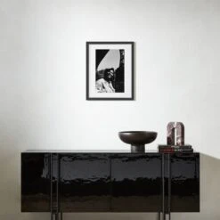 'Queen Latifah, 1991' Photographic Print In Black Frame 17.75"x21.75" -Home Furnishing Shop QLatifahBk17p75x21p75SHF23 3D
