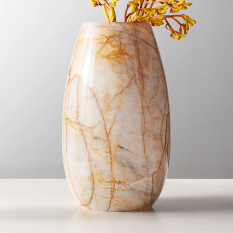 Reign Golden Marble Vase 4 Reign Golden Marble Vase - Image 2