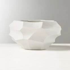 Renata White Porcelain Indoor Planter Small