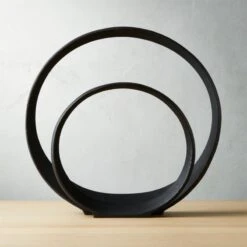 Small Metal Ring Sculpture 17 Small Metal Ring Sculpture -Home Furnishing Shop RingMetalGroupRO2S19