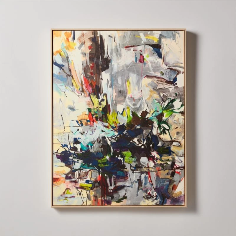 'Rivers Bow' Framed Acrylic Painting Reproduction By Jeffrey Fitzgerald 31''x41'' 3 'Rivers Bow' Framed Acrylic Painting Reproduction By Jeffrey Fitzgerald 31''x41''