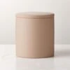 Rubber-Coated Sand Bathroom Canister -Home Furnishing Shop RubberNeutCtdCanisterSHS23