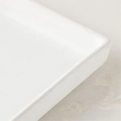 Rubber-Coated White Vanity Tray -Home Furnishing Shop RubberWhtCtdTankTrayAVSHS23