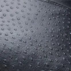 Rue Black Leather Throw Pillow With Down-Alternative Insert 23" -Home Furnishing Shop RueLthrBlkPillow23X23inAV2SSF21