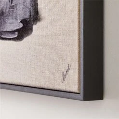 'Rune' Framed Wall Art 36"x48" -Home Furnishing Shop Rune36x48inROS23