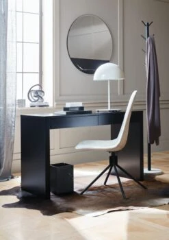 Boulevard Black And Marble Coat Rack -Home Furnishing Shop RunwayMatteBlackDeskJN19