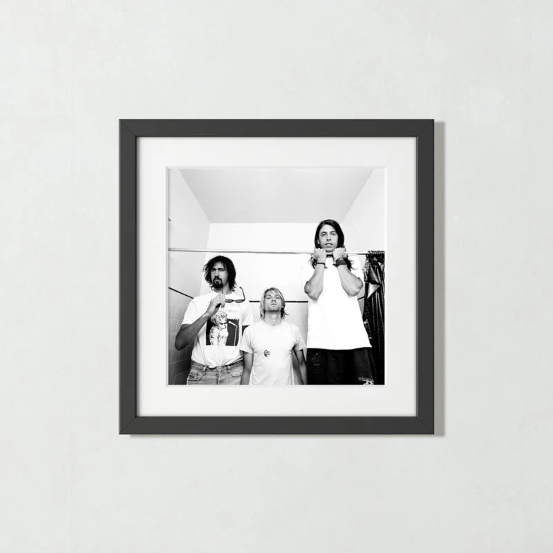 'Nirvana In LA, 1991' Photographic Print In Black Frame 17.5" 3 'Nirvana In LA, 1991' Photographic Print In Black Frame 17.5"