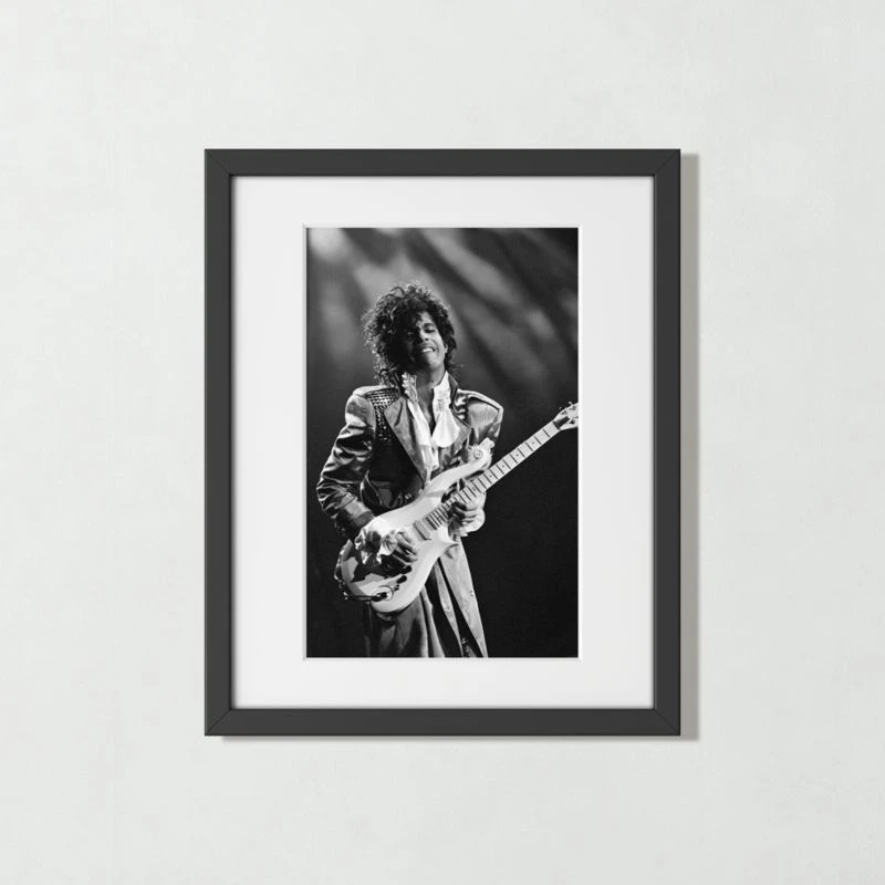 'Prince In Detroit' Photographic Print In Black Frame 17.5"x21.5" 3 'Prince In Detroit' Photographic Print In Black Frame 17.5"x21.5"