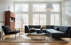 Shorn Camel Brown Sheepskin Fur Throw Pillow With Down-Alternative Insert 18" -Home Furnishing Shop SavileBlackLeatherTuftedSectionalJL19