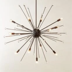 Scoppiare Black Pendant Light 7 Scoppiare Black Pendant Light -Home Furnishing Shop ScoppiareMttBlkPndnt40inROF22