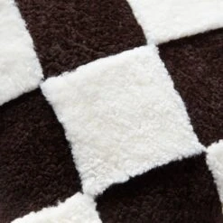 Shae Brown And White Sheepskin Fur Throw Pillow With Down-Alternative Insert 23'' 7 Shae Brown And White Sheepskin Fur Throw Pillow With Down-Alternative Insert 23'' -Home Furnishing Shop ShaeShShpBnWtDAtPlw23x23AVSSF23