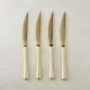 Sizzle Gold Steak Knives Set Of 4 -Home Furnishing Shop SizzleGoldSteakKnvsS4SHF18