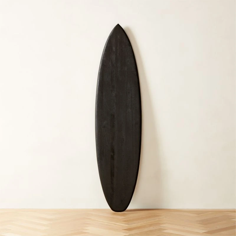 Salema Decorative Black Surfboard 3 Salema Decorative Black Surfboard