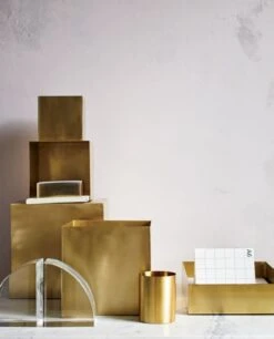 Solid Brass Studio Letter Tray -Home Furnishing Shop SolidBrassStudioDeskAccessoriesJL18