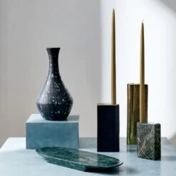 Emmy Green Marble Server -Home Furnishing Shop SonoraBlueGreenVaseJL21 1x1