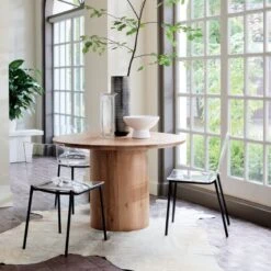 White Ceramic Pedestal Bowl 11 White Ceramic Pedestal Bowl -Home Furnishing Shop SpindlerRoundDiningTableJN21 1x1