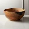 Still Teak Wood Serving Bowl -Home Furnishing Shop StillTeakBlackResinBowlSHF19