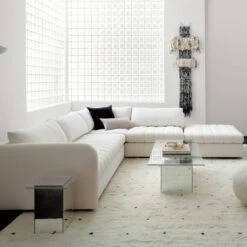 Bangle Dirty Rose Glass Decorative Bowl -Home Furnishing Shop StitchSectionalCollectionSP20 1x1