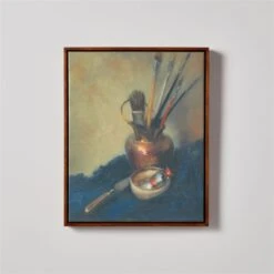 'The Studio' Framed Oil Painting Reproduction 17''x21''