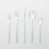 20-Piece Tilt Shiny Silver Flatware Set -Home Furnishing Shop TiltShinySilverFltwr20PcSSHF20