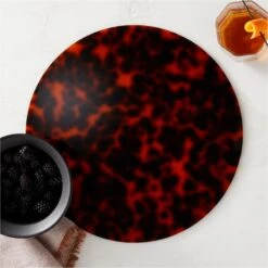 Red Tortoise Patterned Acrylic Placemat -Home Furnishing Shop TortoiseAcrylicPlacematROF22