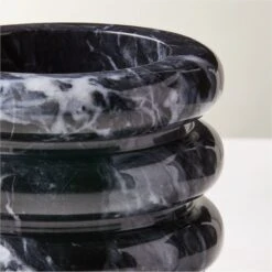 Turk Black Marble Utensil Holder -Home Furnishing Shop TurkBlkMrblUtensilHolderAV3SHF22