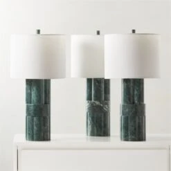 Walden Green Marble Table Lamp Tall -Home Furnishing Shop WaldenGrnMrbTllTableLampAV3SHF23