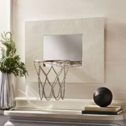 Leather Head Small Black Leather Basketball -Home Furnishing Shop WhtLthrBbllHpWBkLthrBbllHlFHF19