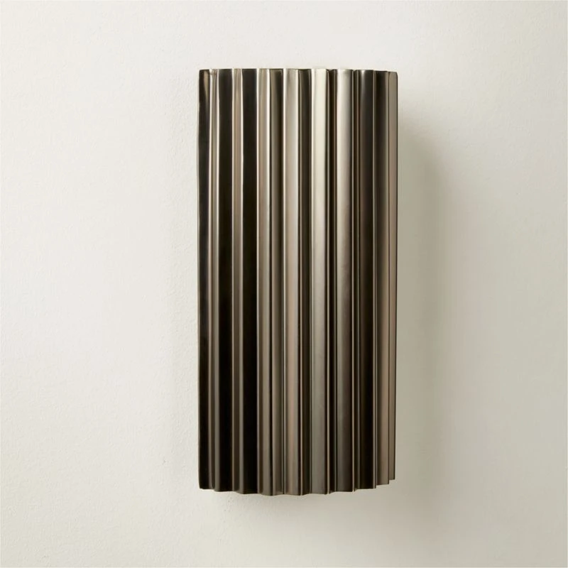 Zinnia Blackened Brass Wall Sconce 3 Zinnia Blackened Brass Wall Sconce