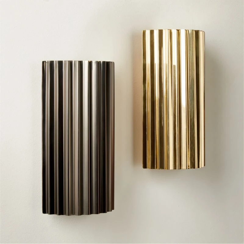 Zinnia Blackened Brass Wall Sconce 6 Zinnia Blackened Brass Wall Sconce - Image 4