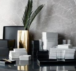 Bento Square Black Appetizer Plate Set Of 8 -Home Furnishing Shop bentodinnerwareAP18 2