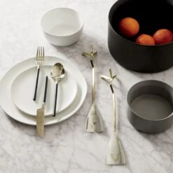 Crisp Matte White Salad Plats Set Of 8 -Home Furnishing Shop crispmattewhitedinnerwareJL17