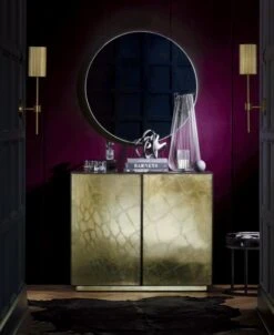 Fluted Gold Wall Sconce -Home Furnishing Shop serpentbarAG17