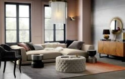 Leisure Black Velvet Throw Pillow With Down-Alternative Insert 23" 10 Leisure Black Velvet Throw Pillow With Down-Alternative Insert 23" -Home Furnishing Shop unosectionalMR17